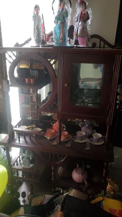 Mahogany Breakfront