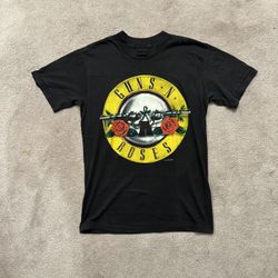 1987 Vintage Guns N Roses Was Here Concert Band Tee Shirt S