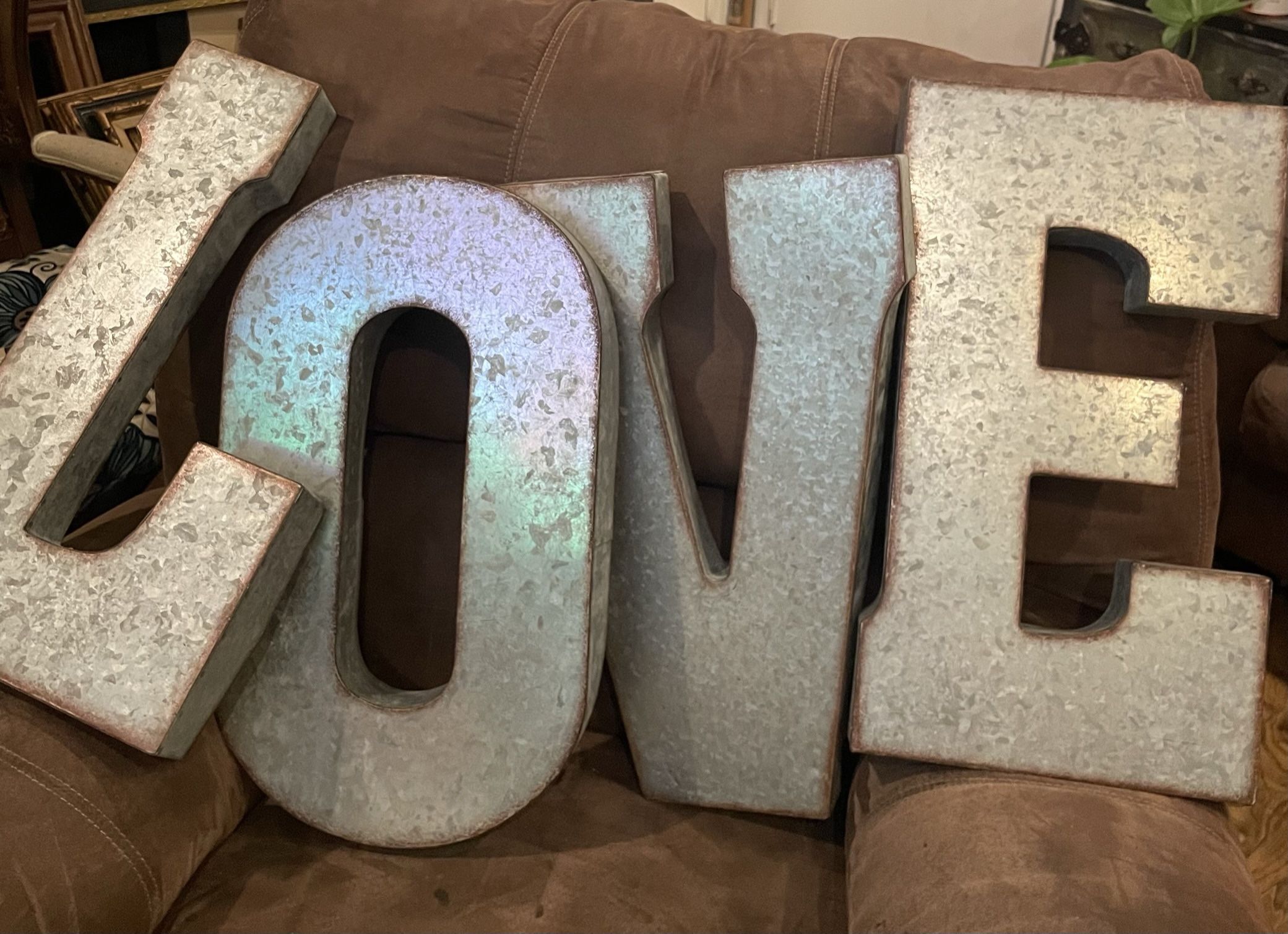 Galvanized Letters