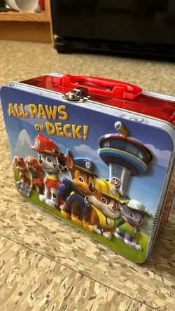 Tin paw patrol lunch box
