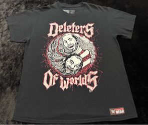 Mens Large WWE Matt Hardy Bray Wyatt Deleters Of Worlds Tshirt