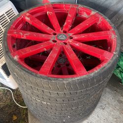 3 Rines de Aluminio Medida 24