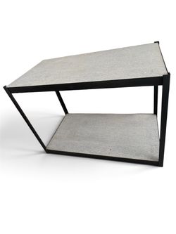 Modern storage table with Lower Shelf