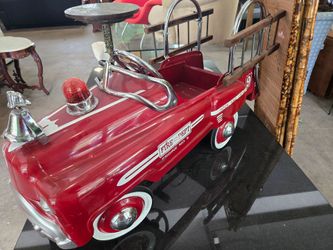 Hook and ladder fire department peddle car