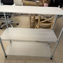 3 Tier Metal Shelving Unit