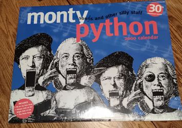 Sealed Monty Python calendar