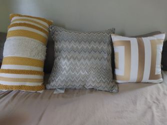 Decor Pillows LG & Sm Never Used
