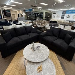 Brand New Super Elegant Plush Sofa Loveseat Set 