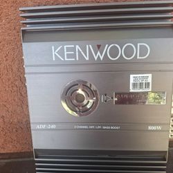 AMPLIFICADOR AMPLIFIER KENWOOD 2 CHANELS GOOD CONDICIÓN ABLO ESPAÑOL
