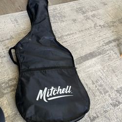 Mitchell MM100 Mini Double-Cutaway Electric Guitar Black