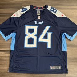 Nike Tennessee Titans Corey Davis #84 NFL Home Football Jersey Men’s 2XL XXL 