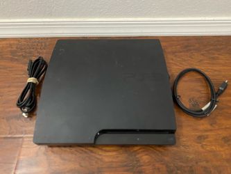 PS3 Slim CECH-3001B Console 640gb hard drive 69 Games HDMI Power Cord No Controller -  Warranty 7 Days
