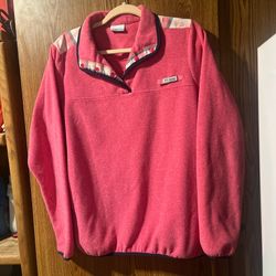 Columbia Pink Sweatshirt Sz Large