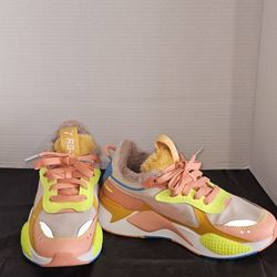 Puma  Rs-X Cuddle 385517-02 Lace Up Womens winter Sneakers Shoes  multicolor, size 5.5!