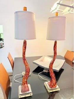 Set of 2 night stand lamps