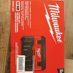 New Milwaukee M18 Shop Vac