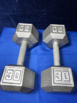 30 Lb Dumbbells 