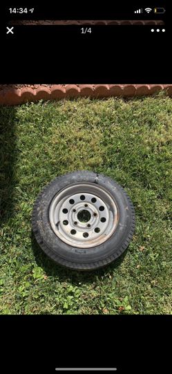 Spare trailer tire