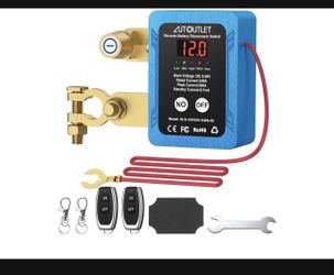 New AUTOUTLET Smart Digital Display Circuit Breaker with Dual Mode Control, Intelligent Low Battery Protection, 6V-30V Wide Voltage Compatibility, Mil