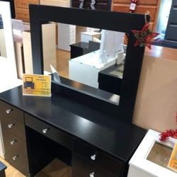 Vanity Deluxe With Mirror Black Knobs 💎‼️‼️ $449