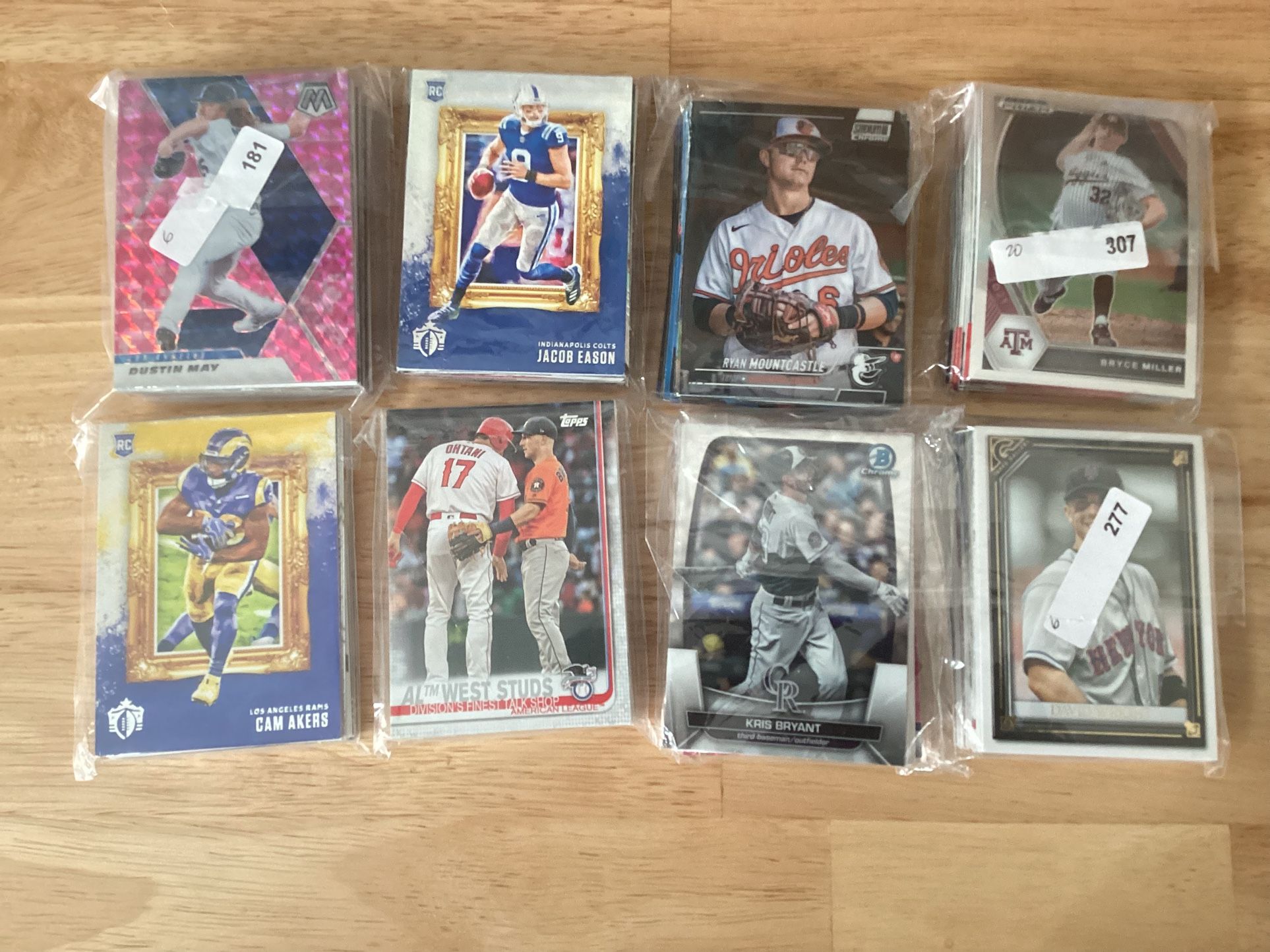 Football, Baseball Cards
