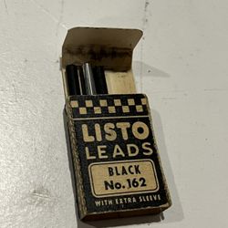 Vintage Black No. 162 Listo Lead Sticks