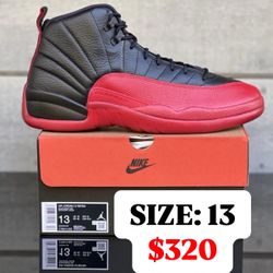 DS Jordan 12 Flu Game Sz 13 $320