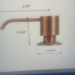 Alison Copper  Soap Dispenser 