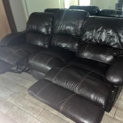 Leather Sofá Recliner