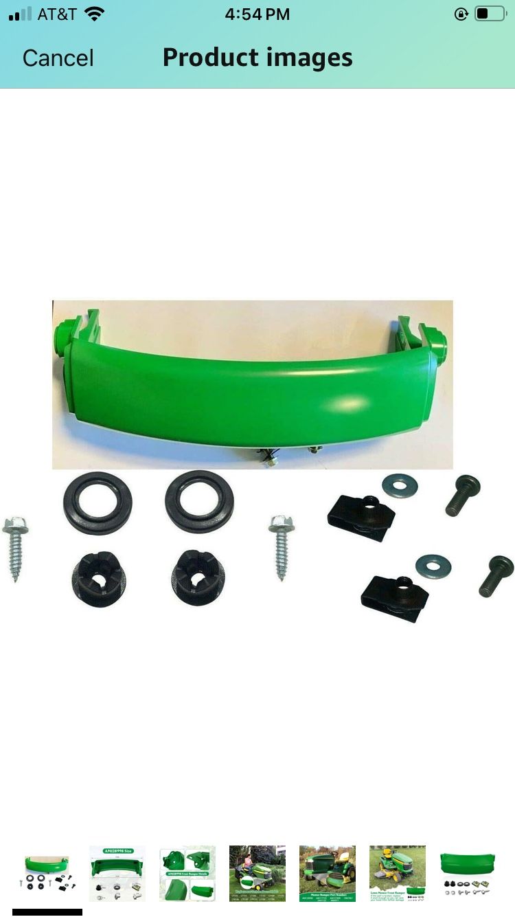 Earthtec Lawn Mower Parts AM128998 Hood Bumper Hinge fits John_Deere