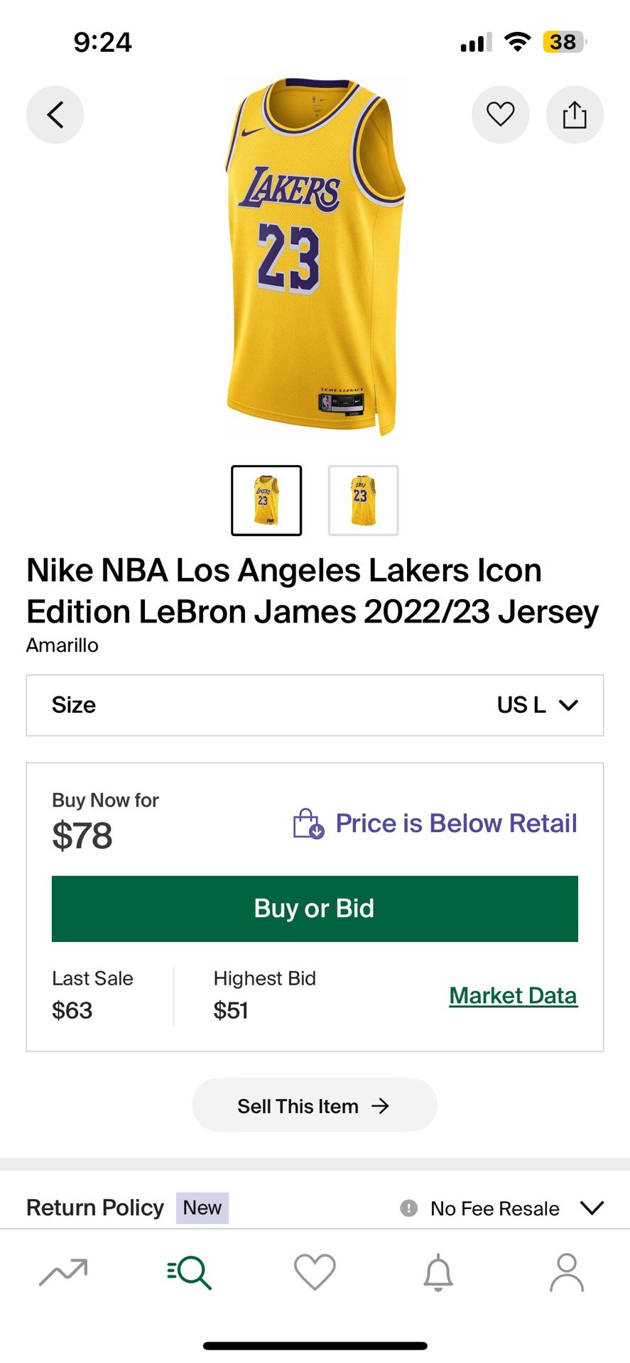 Lakers Jersey