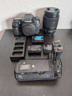 Canon 90D Camera + 18-135mm USM Lens + Extras