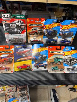 Hot Wheels Matchbox Die-Cast Truck Lot of 9