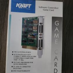Game Card Kraft Systems New