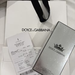 Dolce & Gabbana K Eau de Parfum Intense 100ml (3.3oz) – 100% Authentic, Receipt Included