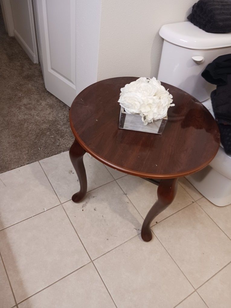 2 Cherry End Tables $45