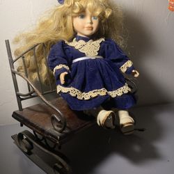 Vintage Porcelain Doll