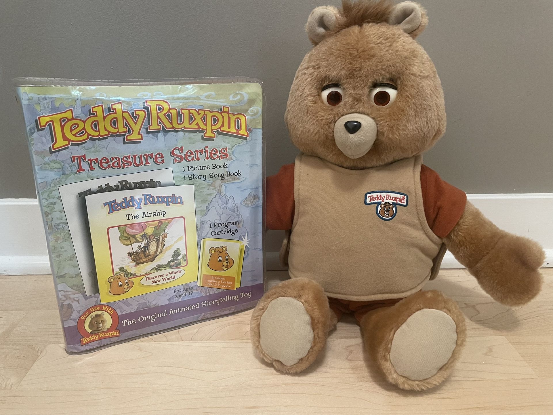 2008 Teddy Ruxpin Toy, Tape And Book