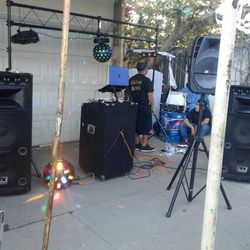 Speakers DJ Set Up