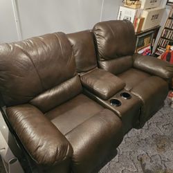 Double Electric Reclining Couch