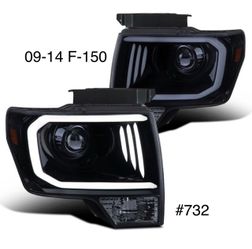 2009 To 2014 Ford F150 DRL Projector Headlights