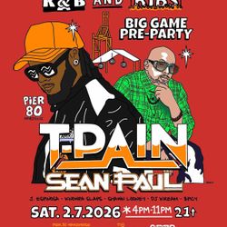 T-Pain And Sean Paul (R&B and Rib) San Francisco Pier 80 VIP Tickets