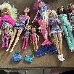 Girls Barbie Dolls 