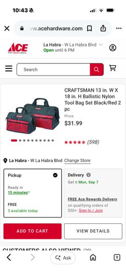 Tool bag craftsman