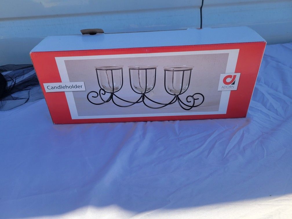 3 Piece Candle Holder