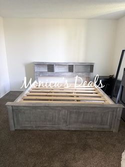 Cal King or King Solid Wood Bed Frame $540