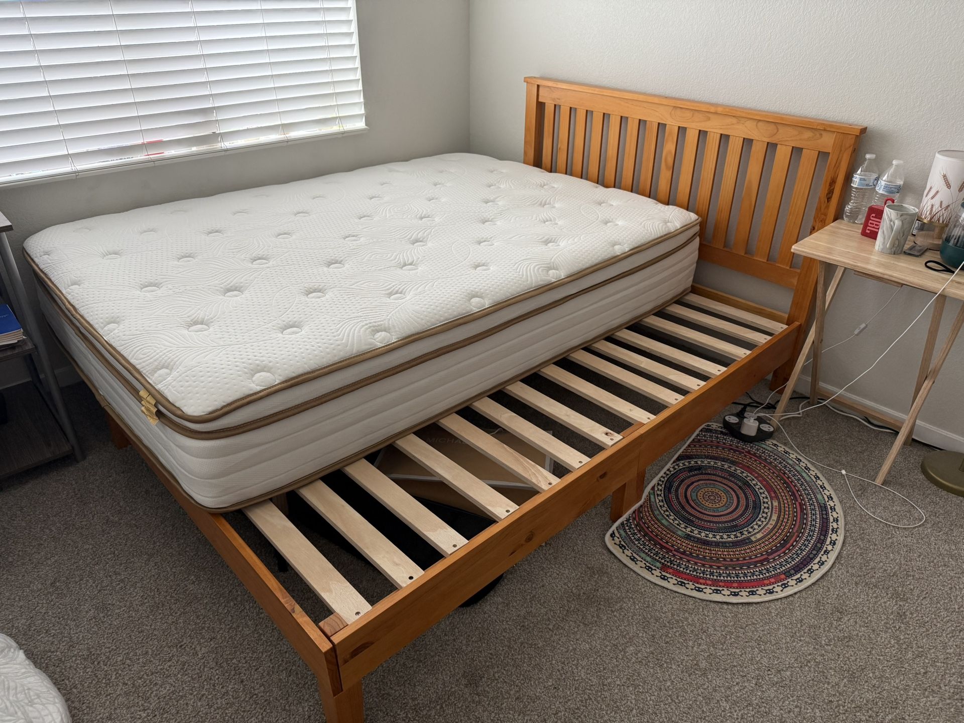 Full Size Wooden Bedframe