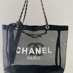 transparent black bag