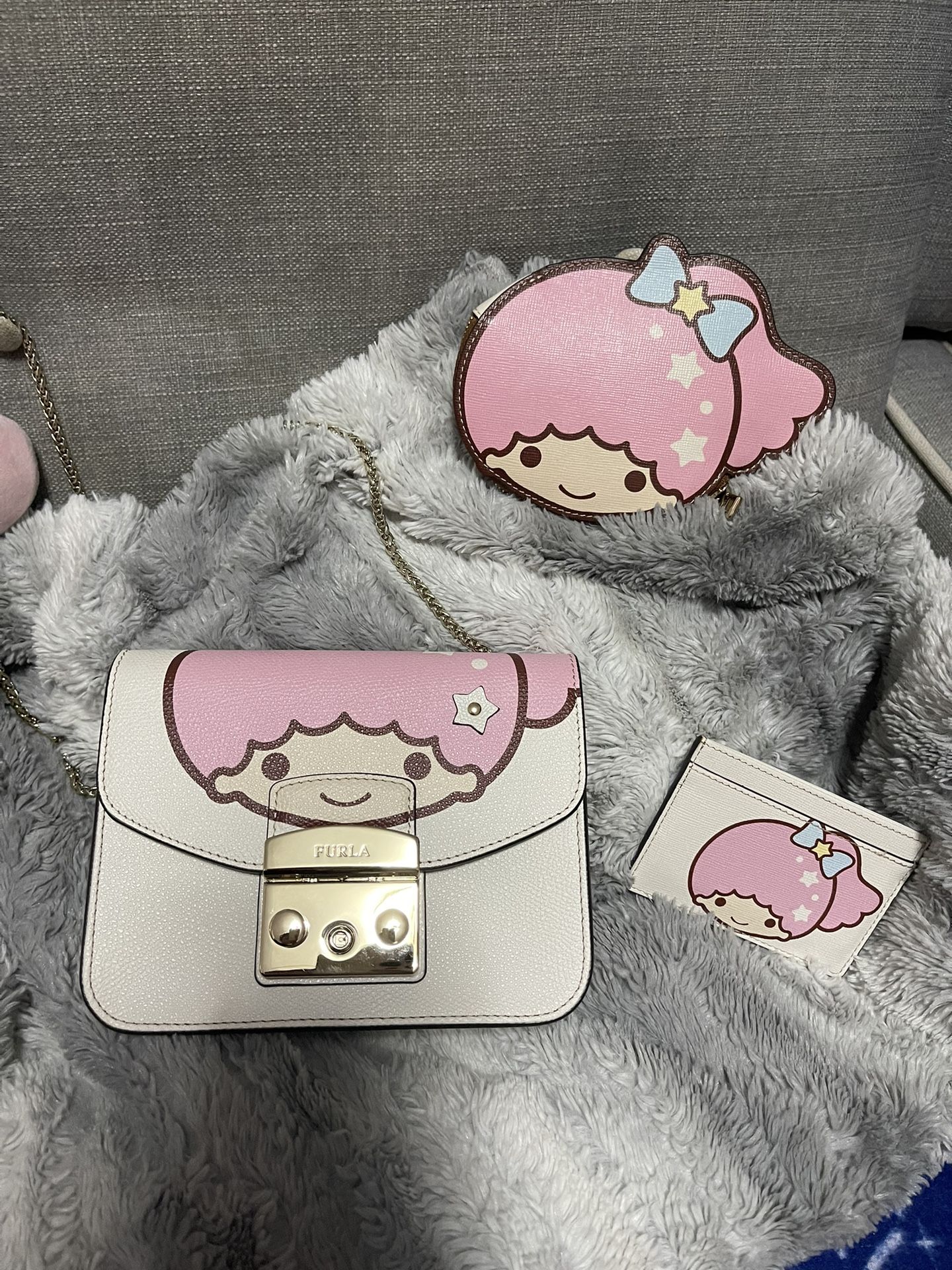 FURLA SANRIO LITTLE TWIN STARS BAG SET
