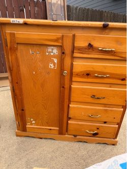 Brown dresser